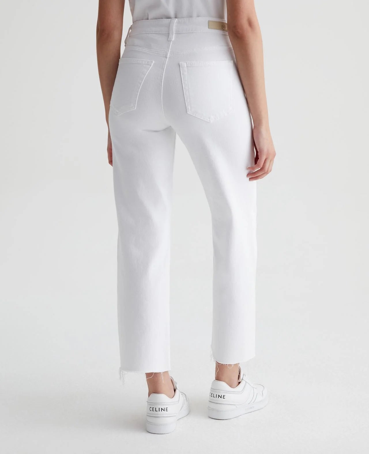 Saige wide leg - modern white