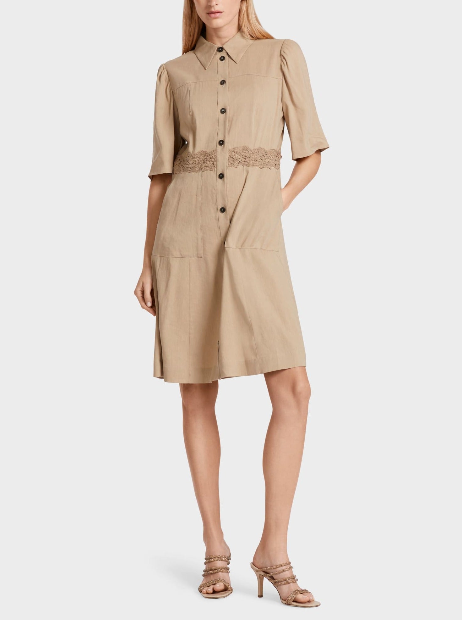 Fitted Linen Dress