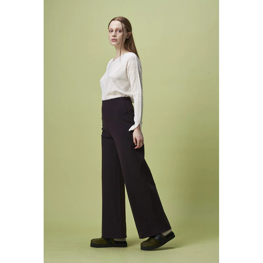 Extraordinary Black Wide Leg Pull On Pant