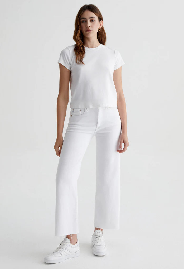 Saige wide leg - modern white