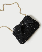 Rochelle Black/Crystal Mini Bow Clutch