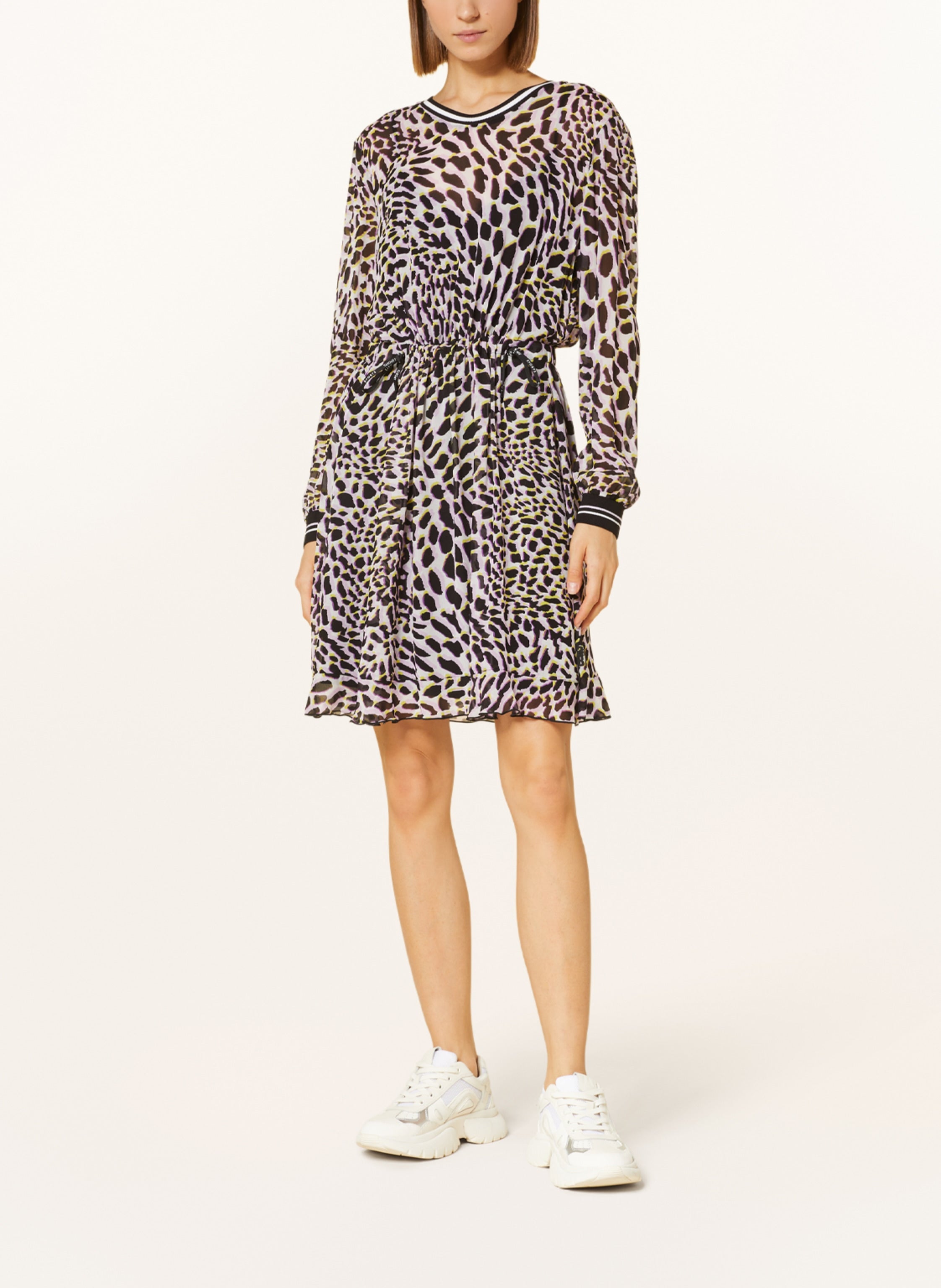 Pink Print Dress