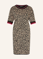 Animal Print Knitted Dress