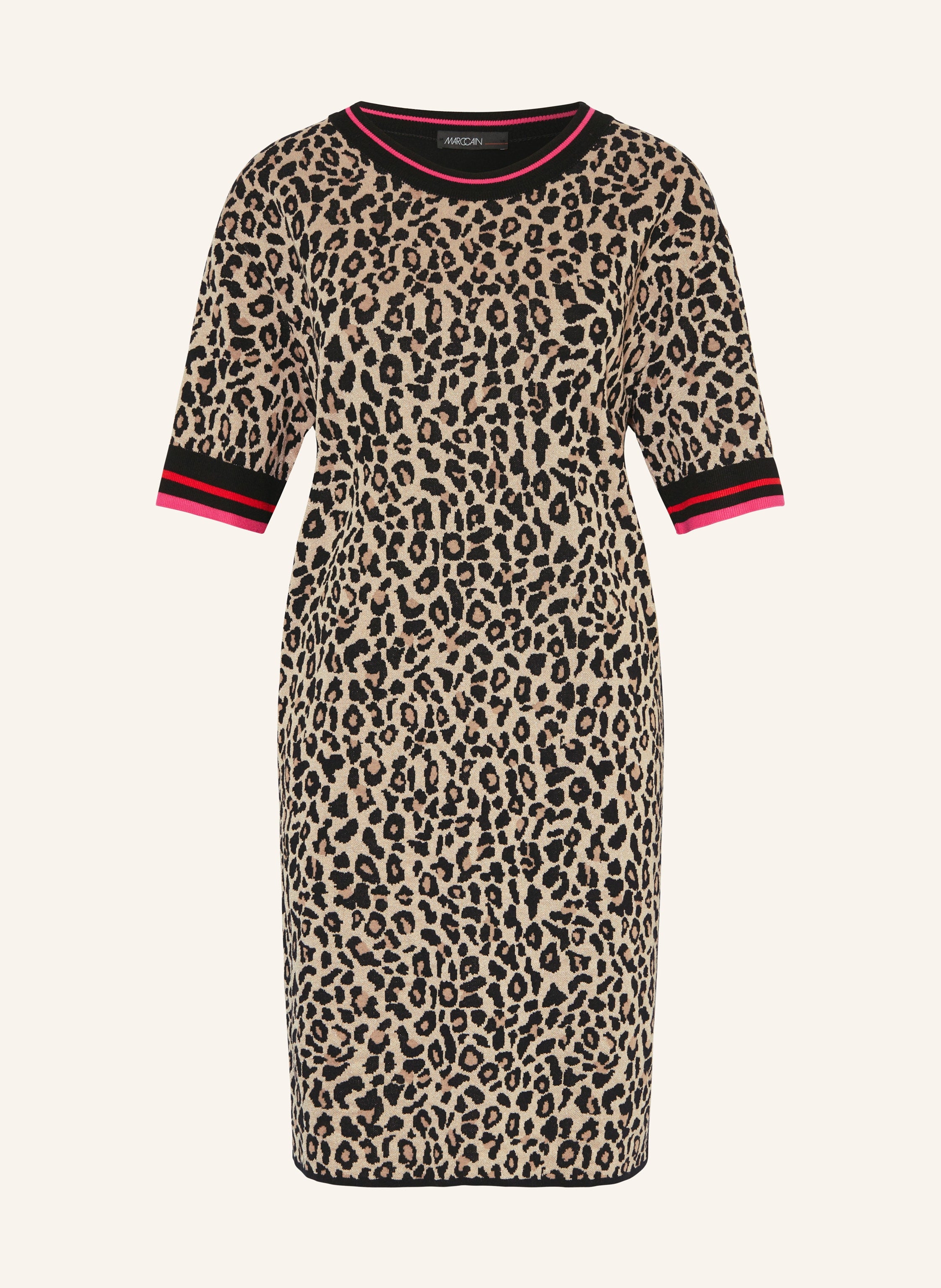 Animal Print Knitted Dress