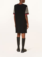 Animal Print Knitted Dress