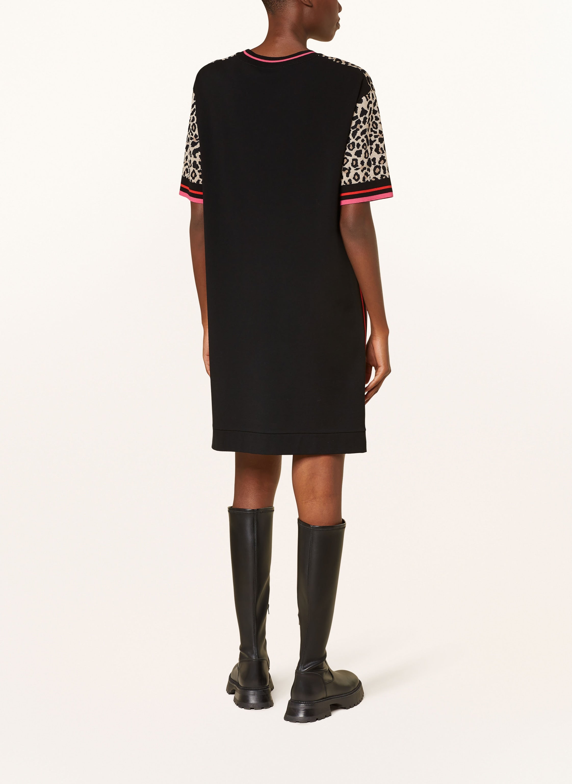 Animal Print Knitted Dress