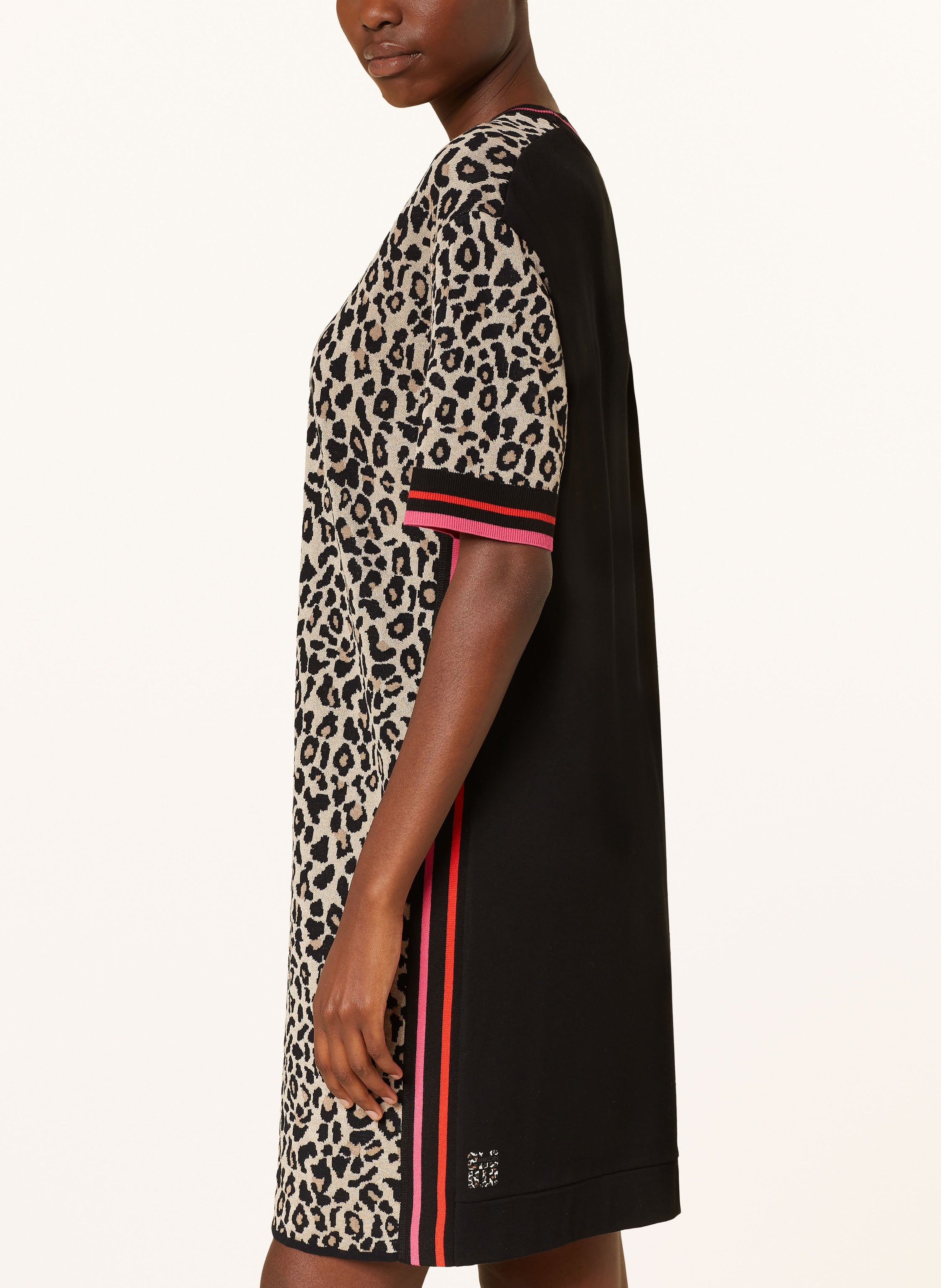 Animal Print Knitted Dress