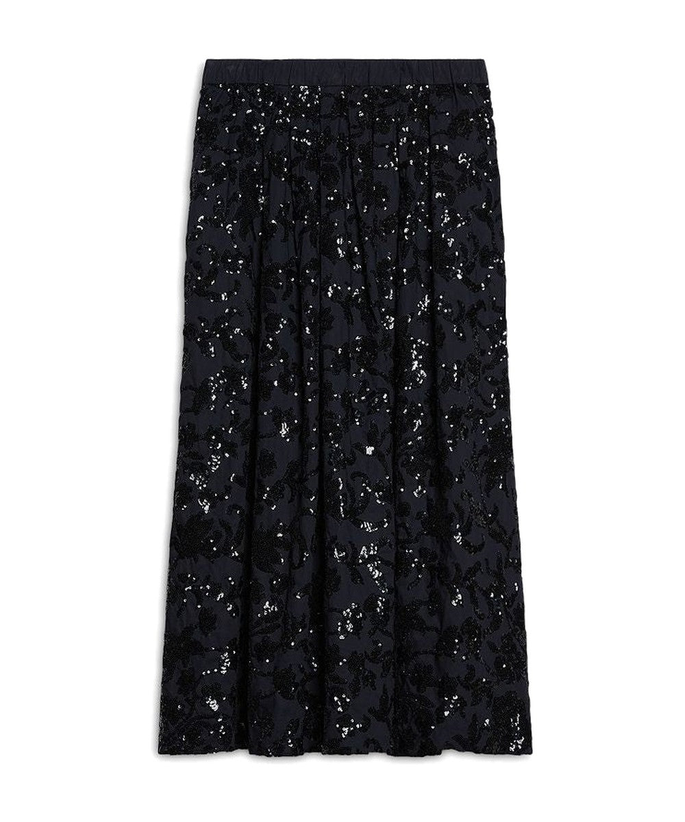 Weekend Max Mara Nome Sequinned Skirt Navy