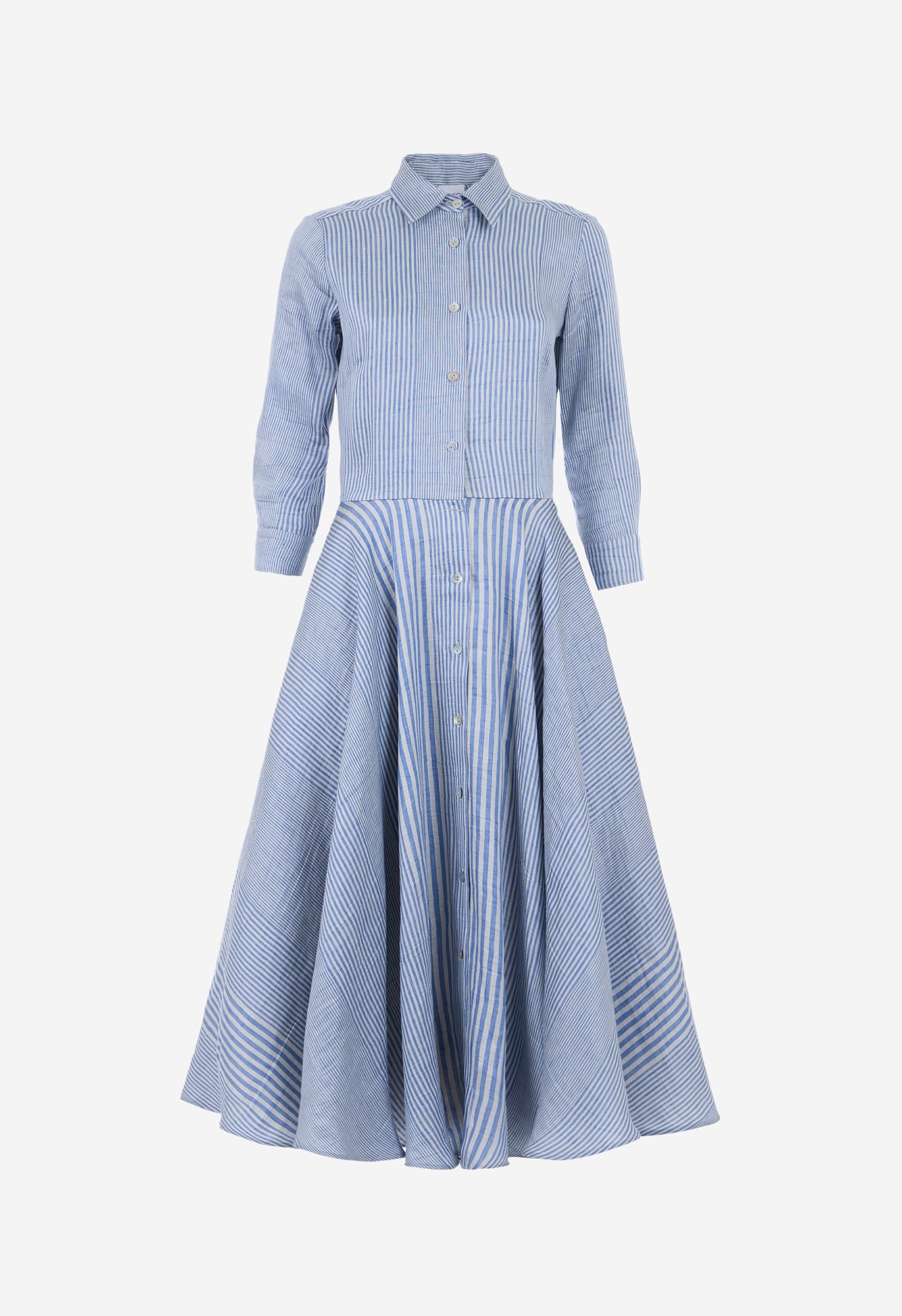 Danette85 Sky White Midi Dress