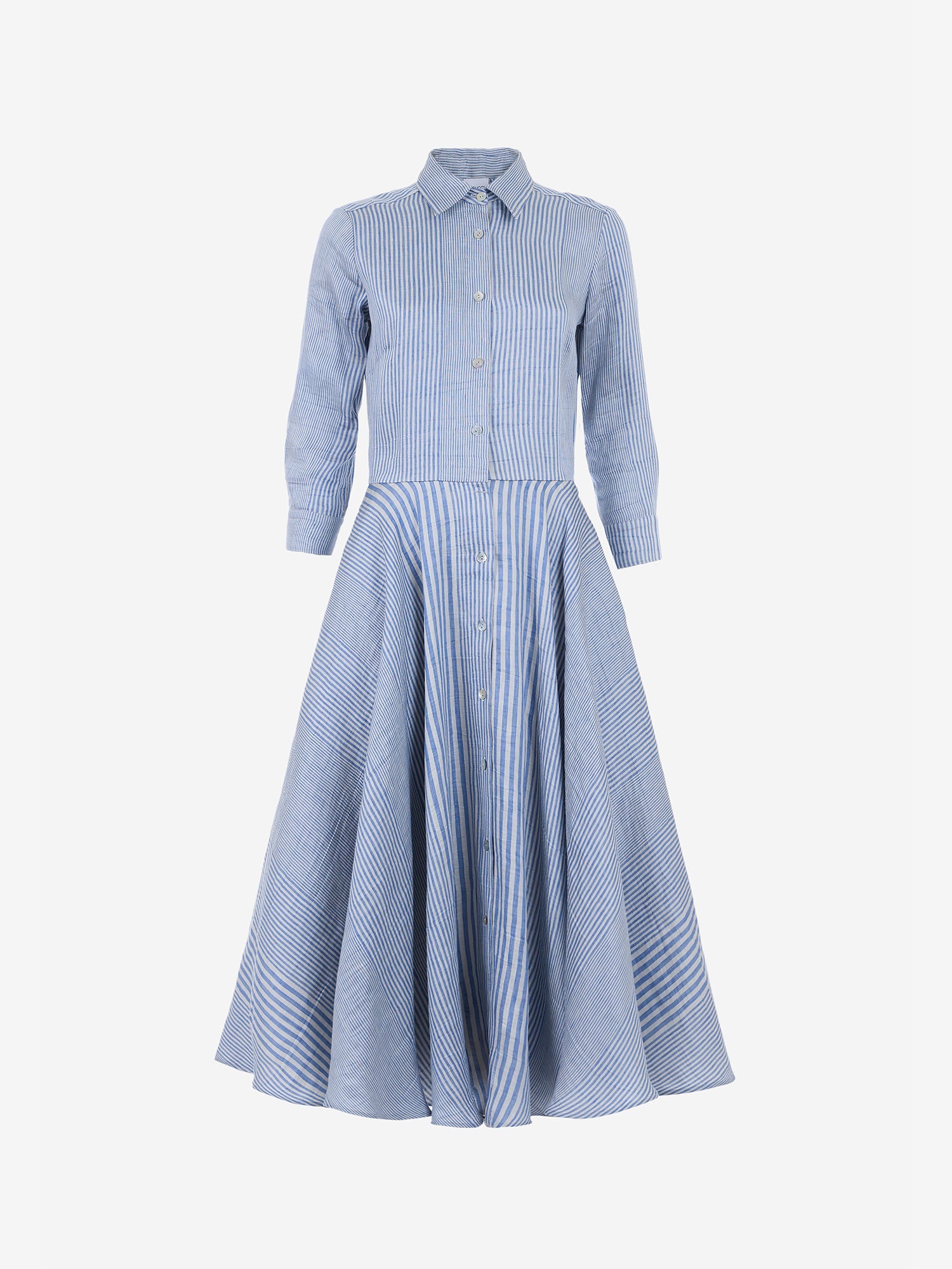 Danette85 Sky White Midi Dress