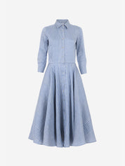 Danette85 Sky White Midi Dress