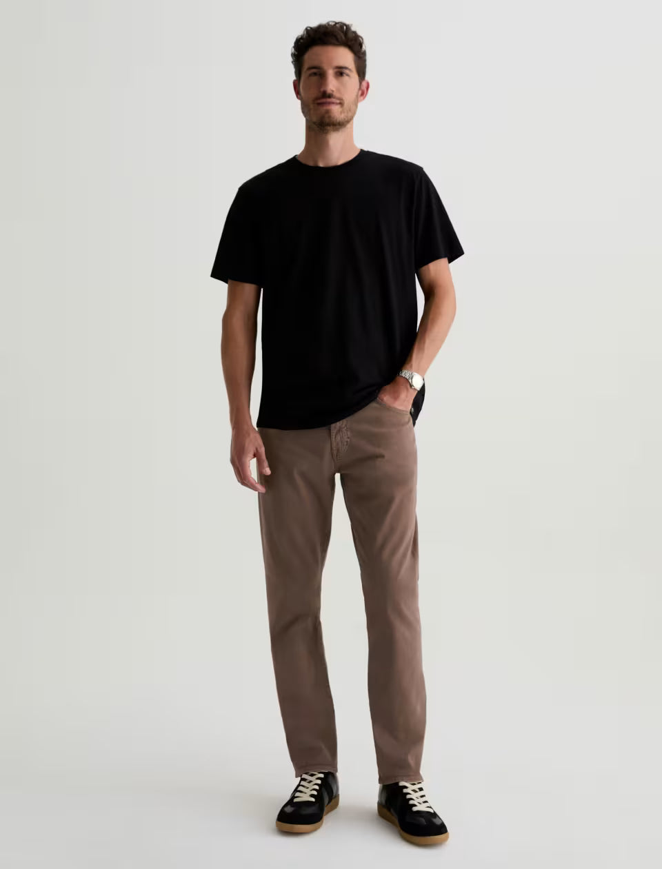 Everett Slim Straight Jean Taupe