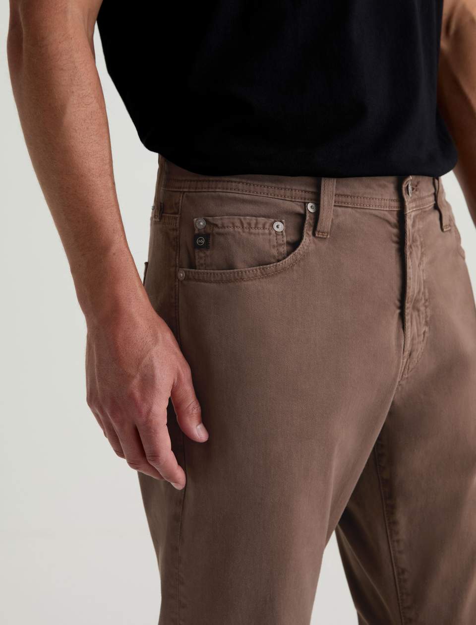 Everett Slim Straight Jean Taupe