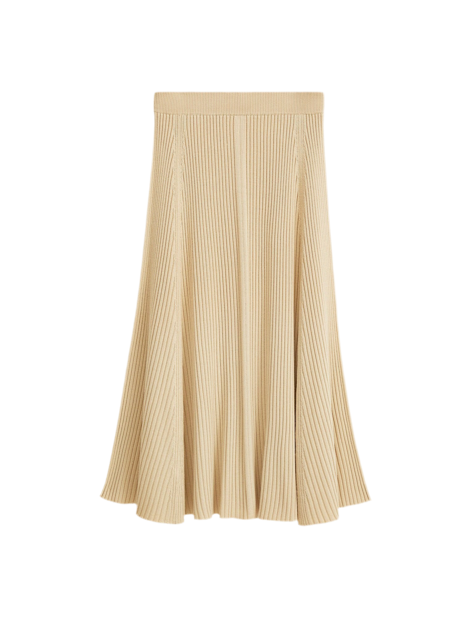 Skirt-Silk Blend Champagne