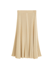 Skirt-Silk Blend Champagne