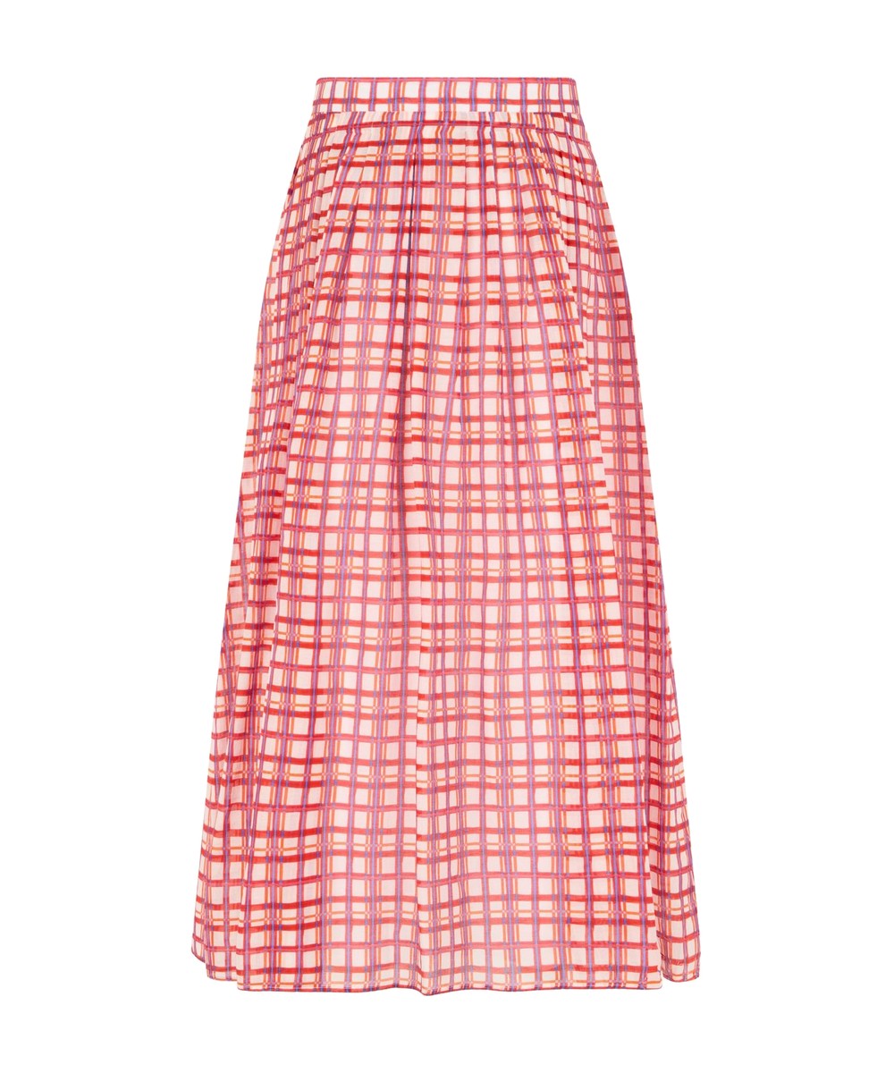 Studio Max Mara Flash Skirt Red Checked