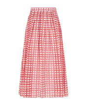 Studio Max Mara Flash Skirt Red Checked
