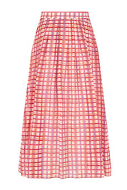 Flash Skirt Red Checked