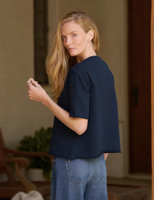 Perry NYC Crewneck Tee Navy