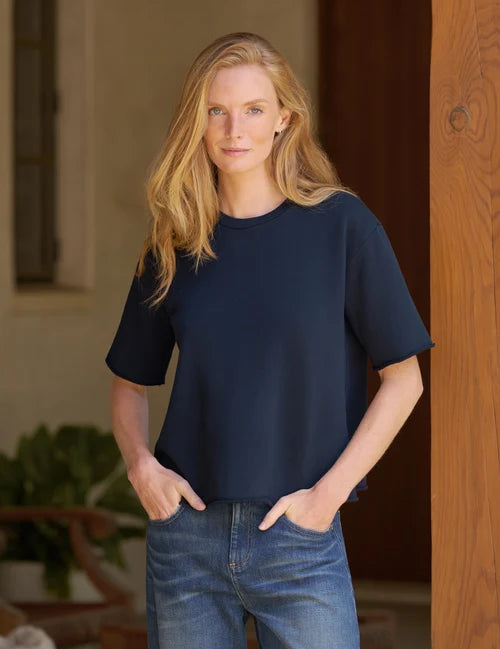 Perry NYC Crewneck Tee Navy
