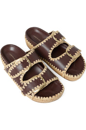 Nico Two Band Sandal Brown