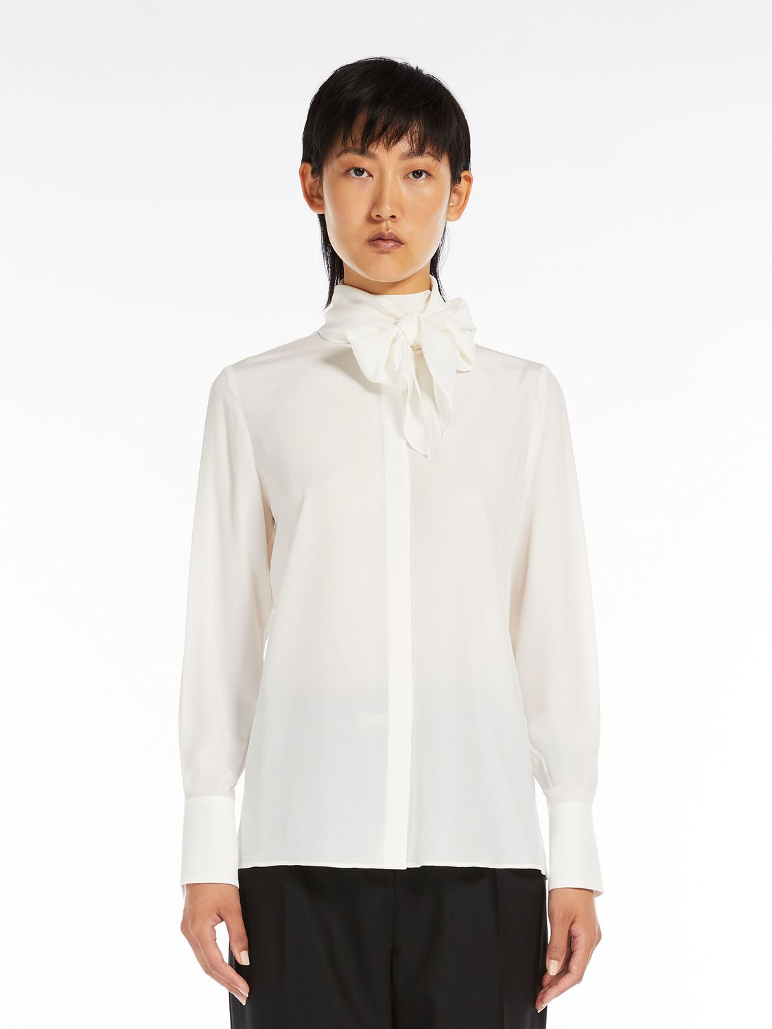 Patio Crepe De Chine Silk Shirt