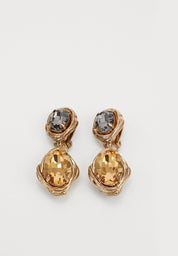 Fasto Earrings Metal & Glass