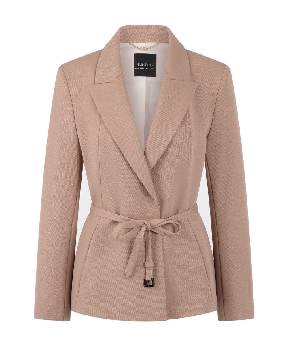 Marc Cain Warm Taupe New Belted Jacket