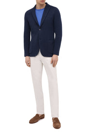 Navy Linen Jacket
