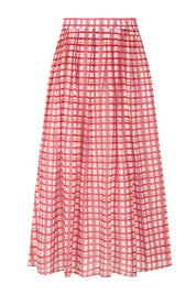 Flash Skirt Red Checked