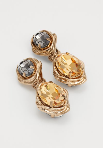 Fasto Earrings Metal & Glass
