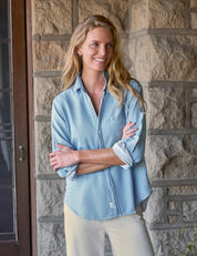 Eileen Relaxed B/U Classic Blue Denim