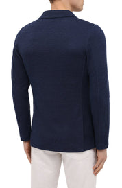 Navy Linen Jacket