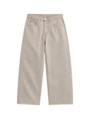 Hattie Crop Jean Light Taupe