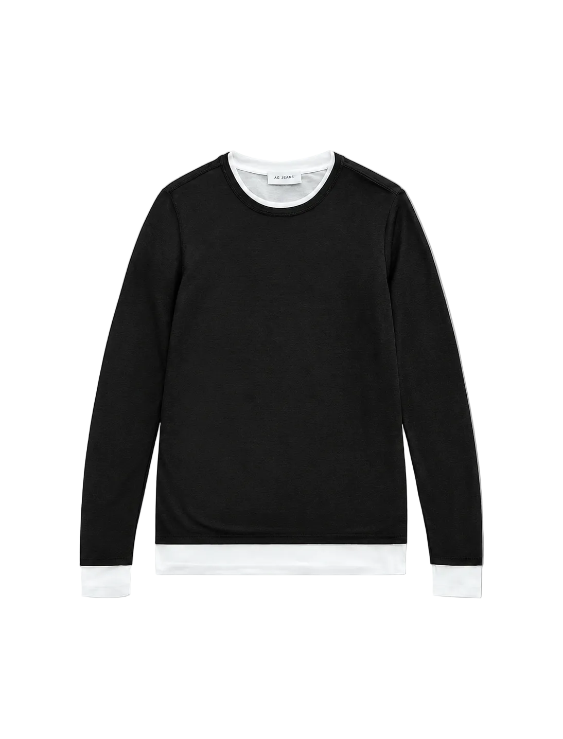 Eleni Long-Sleeve Tee Black And White