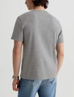 Bryce S/S Henley Heather Grey