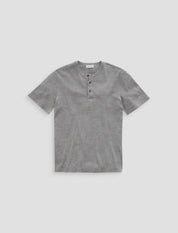 Bryce S/S Henley Heather Grey