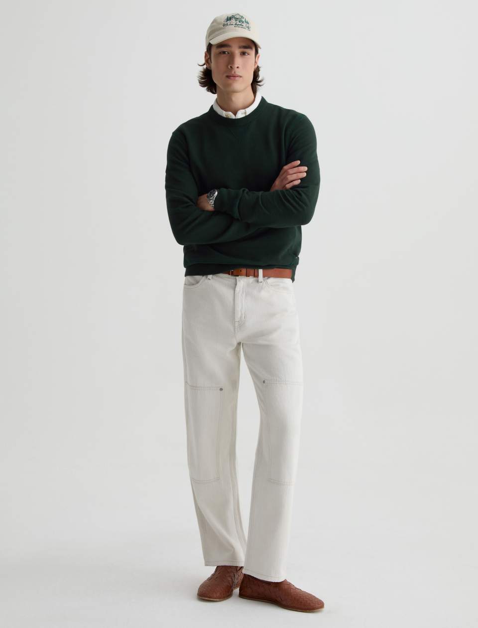 Blake Crew Sweatshirt Deep Alpine