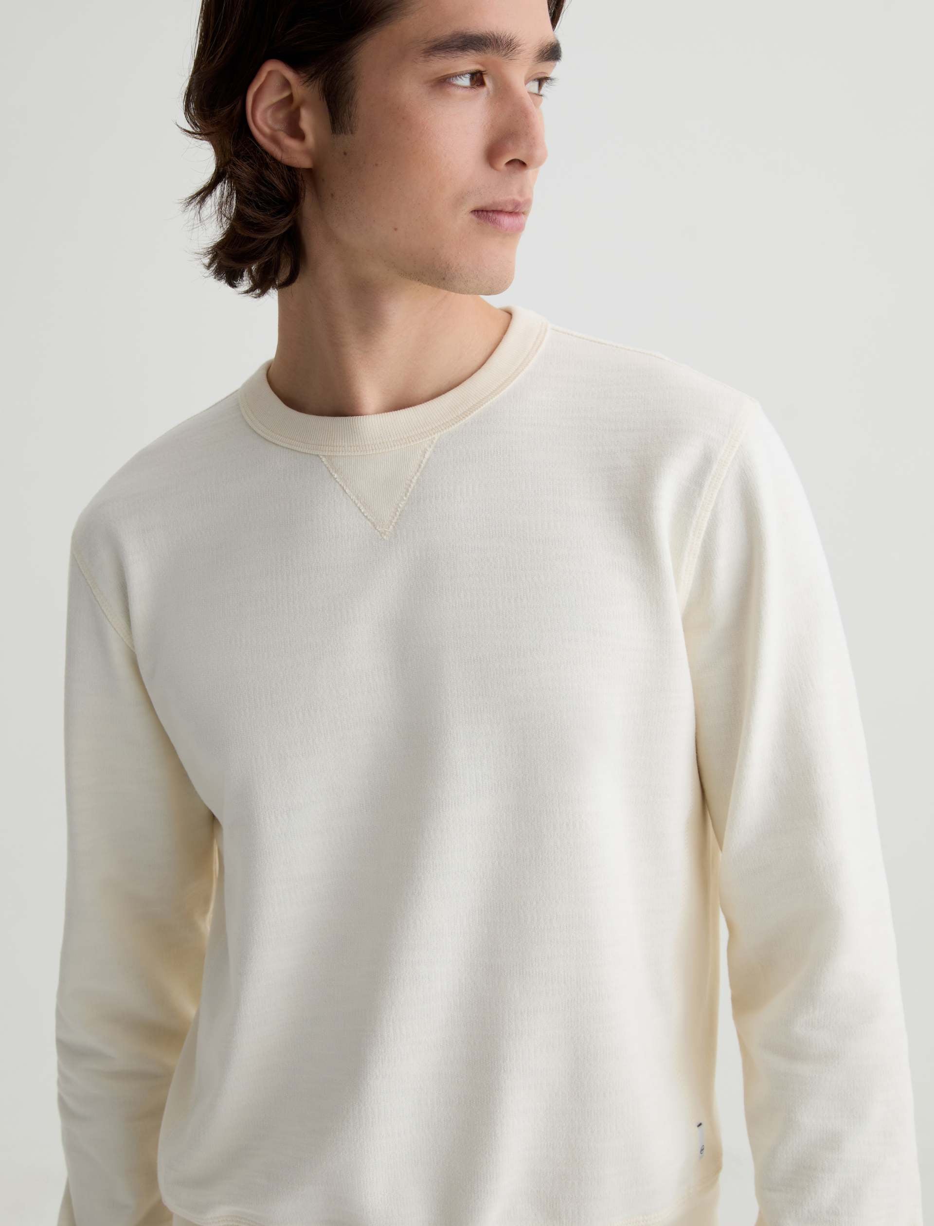 Blake Crew Sweatshirt Ivory Dust