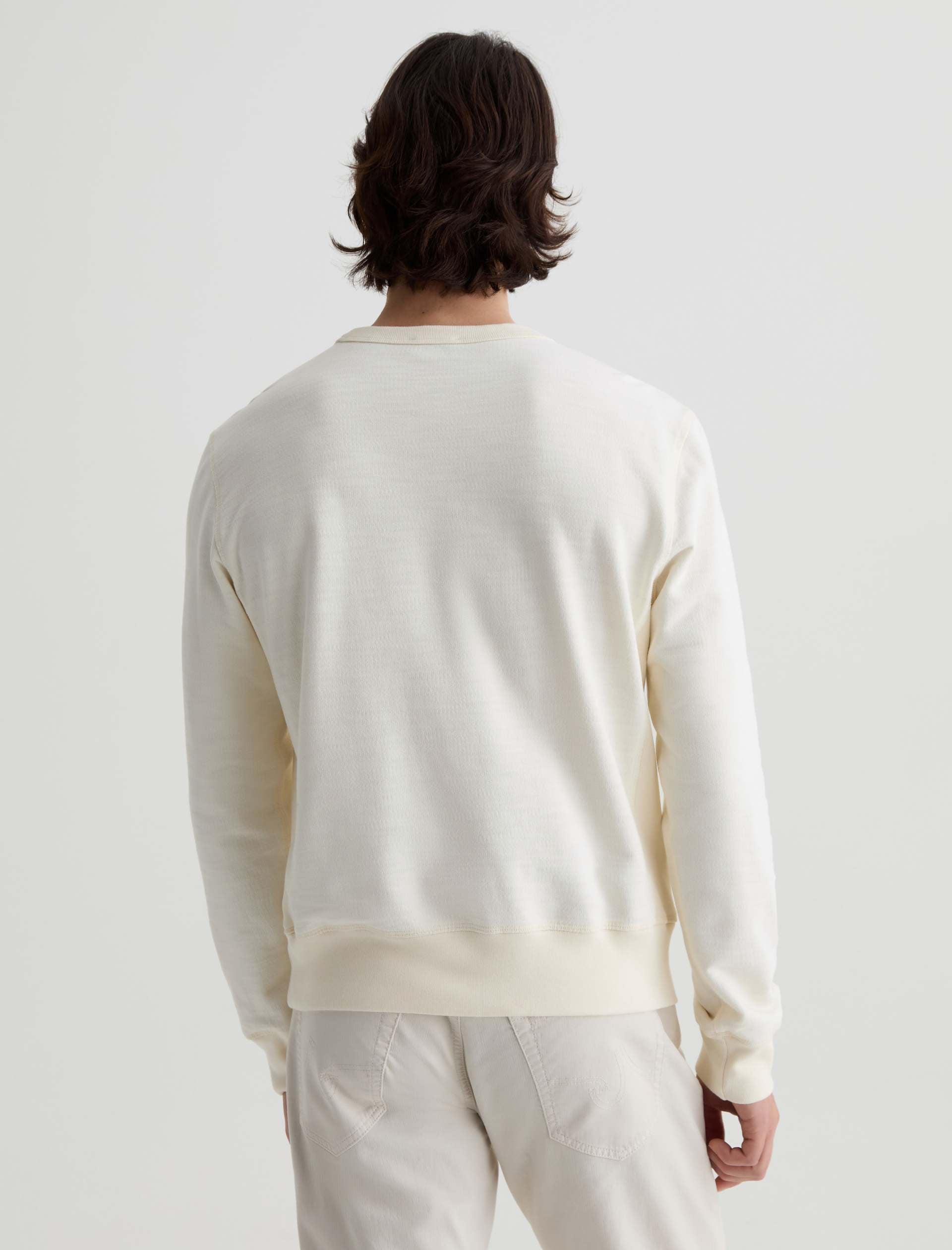 Blake Crew Sweatshirt Ivory Dust
