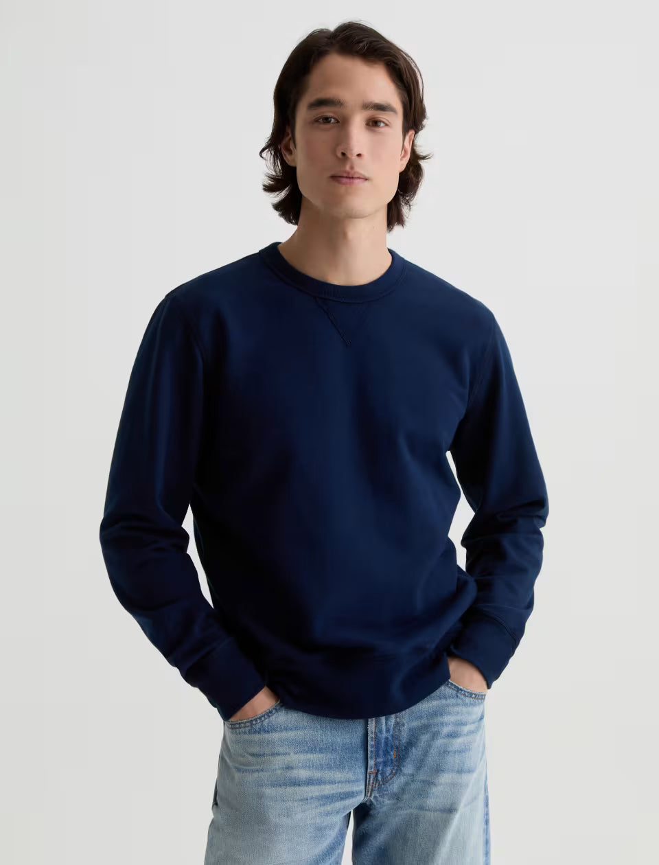Blake Crew Sweatshirt Deep Navy