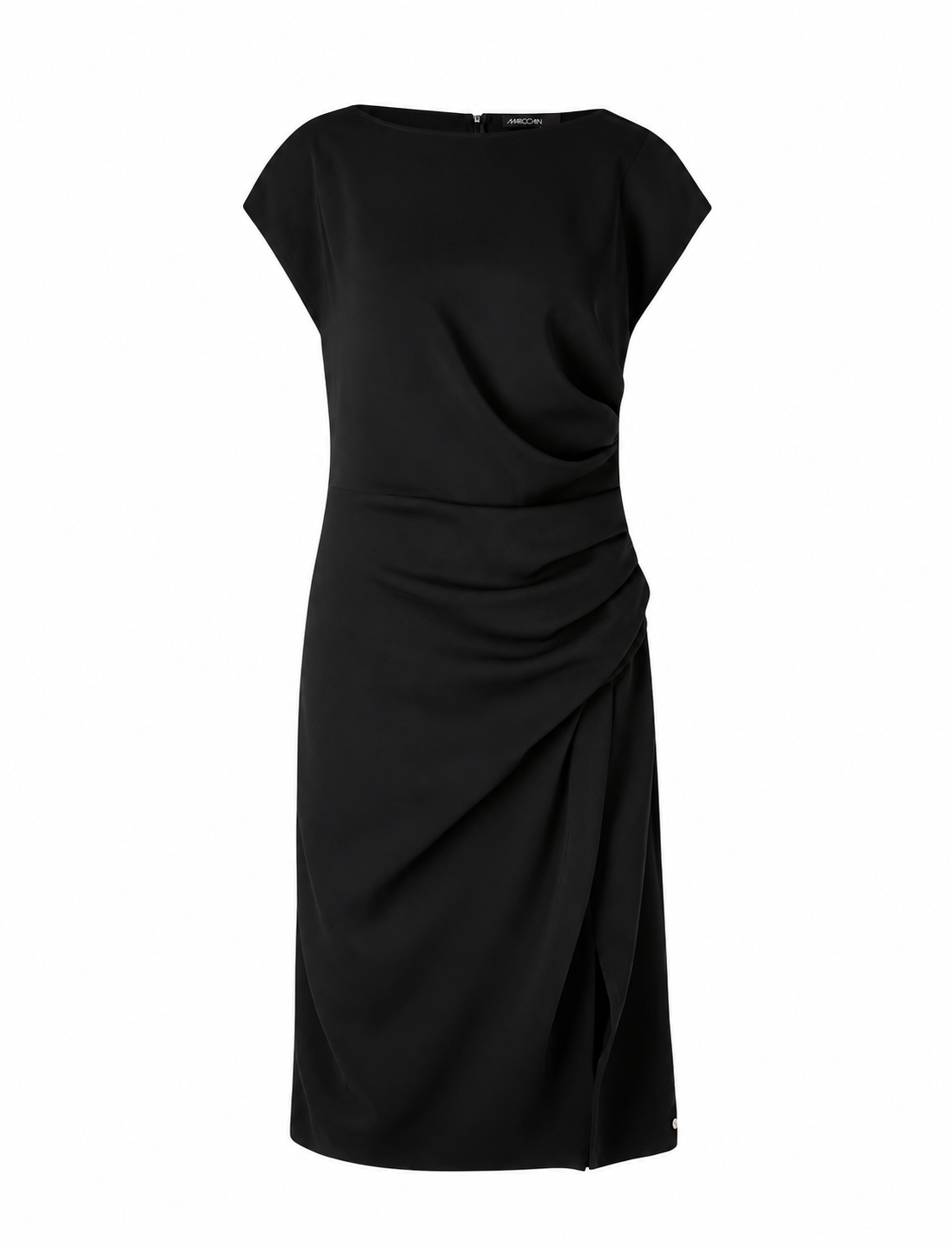 Wrap-Look Dress Black