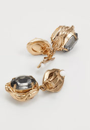 Fasto Earrings Metal & Glass