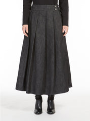 Moritz Denim Pleated skirt