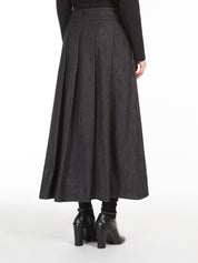 Moritz Denim Pleated skirt