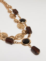 Bormida Double chain necklace