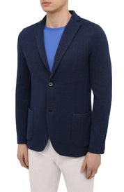 Navy Linen Jacket