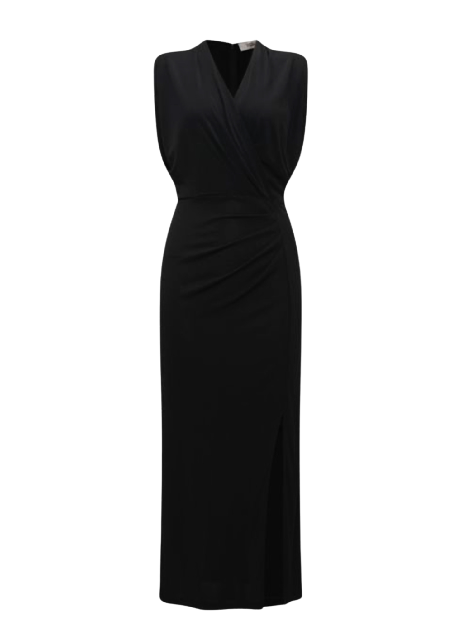 Diane von furstenberg black wrap dress clearance
