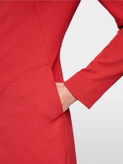 Textured Stretch Aurora Red Dress