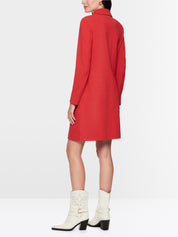 Textured Stretch Aurora Red Dress
